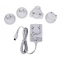 Interchangeable Plug Adapter EU/Us/UK/Au/Cn Standard 24V 0.5A Power Supply